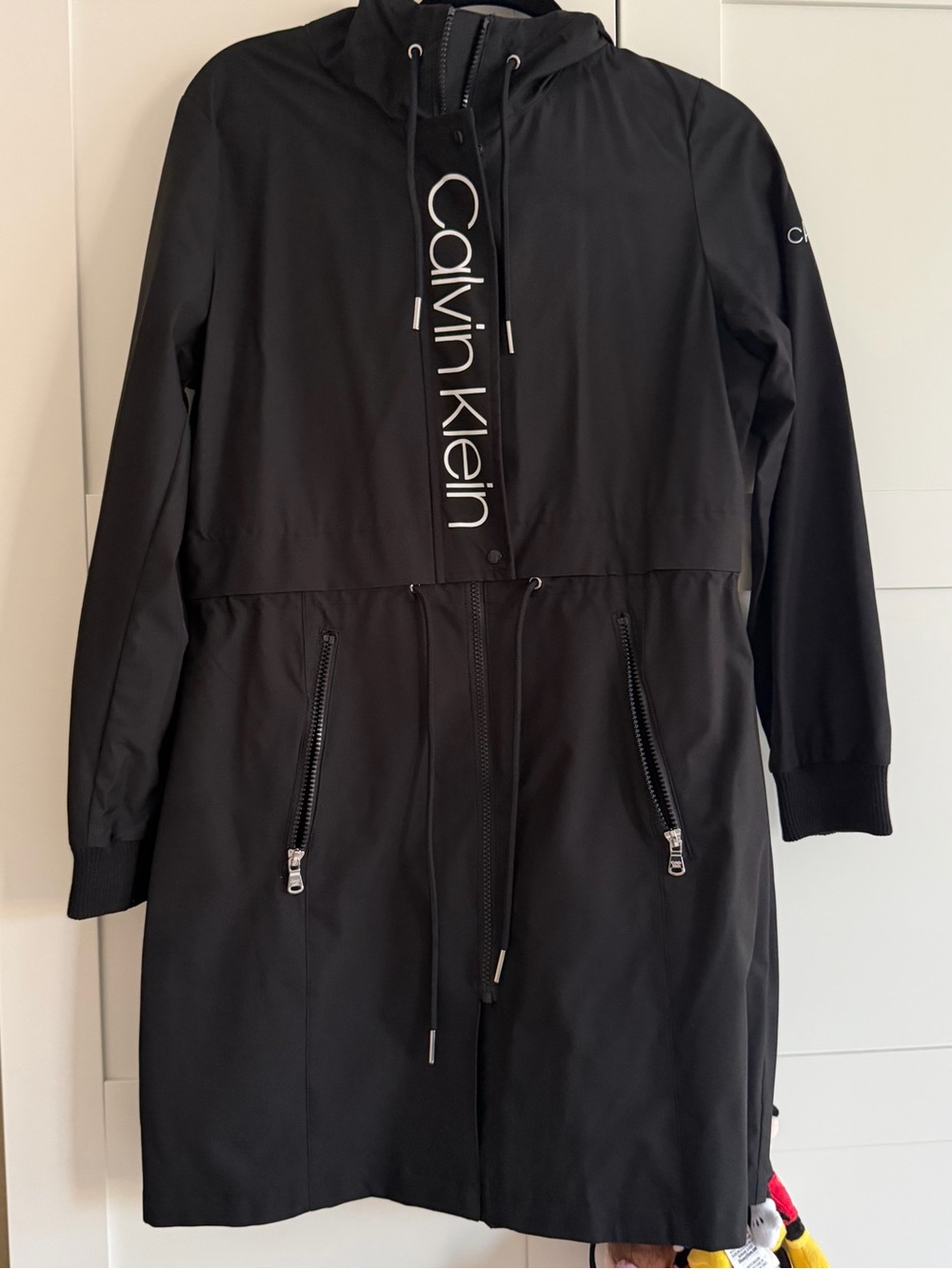 Black Calvin Klein Raincoat - Size XS - Brand New Without Tags